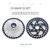 catazer Bicycle Freewheel 8/9/10/11 Speed Bike Cassette 11-32T/11-36T/11-40T/11-42T /11-46T /11-50T Mountain Bike Cassette Compatible with Shimano Sram(Except XD) (10S 11-42T) view 2