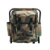 Nuojie Camping Folding Chair 2 in 1 Folding Fishing Chair Backpack Camo Oxford Cloth Fishing Chair Stool and Fishing Bag Outdoor Hunting Rock Climbing view 3