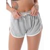 Hansber Women's Dolphin Shorts Drawstring Workout Running Shorts Quick Dry Athletic Gym Yoga Swim Shorts Gray X-Large view 2