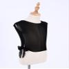 Kaerm Kids Girls Ballet Gymnastics Dance Shirts Tops Mesh Cover Up Workout Training Tee Activewear Black 3-4 view 4