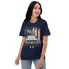 1969 Chevy Chevelle SS 396 Classic American Muscle Car Short-Sleeve Unisex T-Shirt Navy view 3