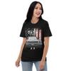 1969 Chevy Chevelle SS 396 Classic American Muscle Car Graphic T-Shirt | Vintage Car Enthusiast Gift Black view 3