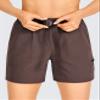CRZ YOGA Women's Lightweight Cargo Hiking Shorts with Belt 6'' - Stretch Long Summer Athletic Outdoor Workout Shorts Pockets Brown Rock Small view 4