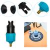 FIPASEN Paddle Board Pump Adapter, Compressor Air Valve Converter, Air Pump Adapter with 4 Air Valve Nozzles for Inflatable Boat, Stand Up Paddle Board - for Use Only with 7mm Bore Air Hose Ports view 4