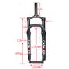 catazer Air Fat Bike Fork 26x4.0 Snow Fat Bike Front Fork Travel 120mm Aluminum Alloy Fat Fork Bike for 4.0" Tire view 3