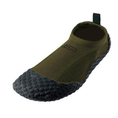 AQA KW4472N Marine Sports Shoes, Unisex, Snorkeling Shoes 3, Khaki/Black (48)