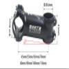 QQY Bike Stem Clamp Aluminum Alloy MTB Handlebar Mountain Bike Stem Cycling Road 31.8 * 45/55/65/70/80/90/100/110mm Negative Angle Aluminium Short Handlebar (100mm 7 black with white label) view 2