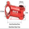 QQY Bike Stem Clamp Aluminum Alloy MTB Handlebar Mountain Bike Stem Cycling Road 31.8 * 45/55/65/70/80/90/100/110mm Negative Angle Aluminium Short Handlebar (100mm 7 black with white label) view 3