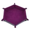 DAIHUI Foldable Hexagon Storage Box Dice Tray Creative Desktop Accessories Storage Box(Purple) view 3