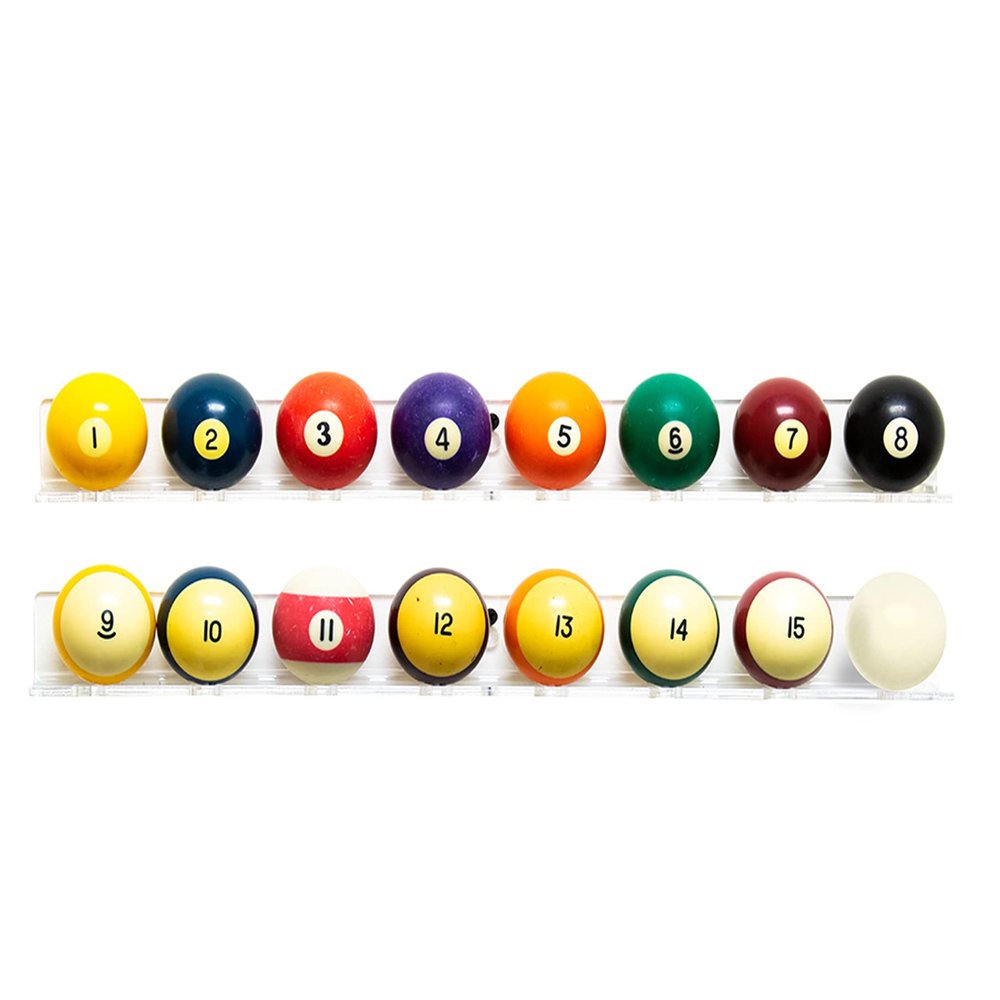 Better Display Cases Acrylic Pool Balls Holder, Shelf or Wall Mount (HD103/A113)