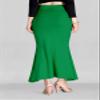 SCUBE DESIGNS Women's Flare Saree Shapewear Petticoat, Cotton Blended Shape Wear for Saree (M, Green) view 2
