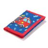 Leyeve wallet,Teen Wallet with Coin Pocket,RFID Trifold Canvas Outdoor lovely cartoon Wallet with Zipper for Kids - Firetruck view 2