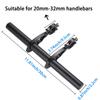 Bike Bicycle Double Handlebar Extender Extension,11.8"(30 cm) Aluminum alloy Super Long Bracket AccessoriesFor Bike Mounts,GPS Units, Headlights,Light Lamp,Phone Mount,For 20mm-32mm caliber view 2
