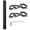 Bike Bicycle Double Handlebar Extender Extension,11.8"(30 cm) Aluminum alloy Super Long Bracket AccessoriesFor Bike Mounts,GPS Units, Headlights,Light Lamp,Phone Mount,For 20mm-32mm caliber view 3