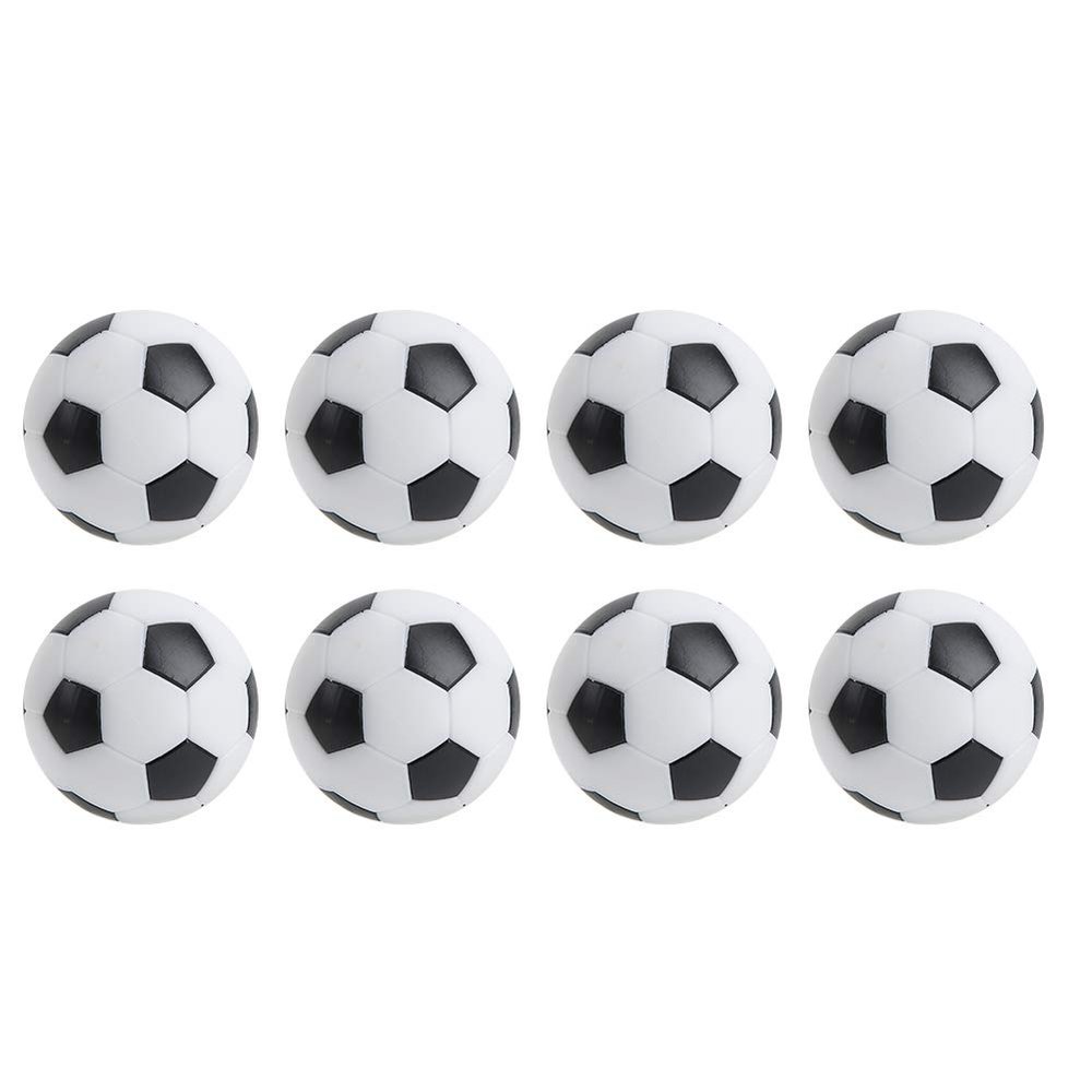 WNSC Mini Table Football Balls, Table Soccer Foosballs Replacement Balls Tabletop Soccer Balls 8Pcs 32mm for Adults and Kids for Football Table Game Accessory