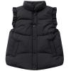 Happy Cherry Cute Little Girls Vests Outerwear Puffer Down Sleeveless Vests Padded Lightweight Jacket Waistcoat for Winter Autumn Black 5-6X view 1