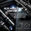 OLIGHT Odin Mini 1250 Lumens Ultra Compact Rechargeable Mlok Mount Tactical Flashlight, Removable Slide Rail-Mount and Remote Switch, Bundled with Picatinny Adapteri view 3
