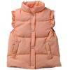 Happy Cherry Kids Boys Girls Autumn Winter Warm Down Padded Vest Button Sleeveless Jacket Waistcoat Outwear Cute Puffer Clothes for Baby Orange 5-6X view 1