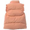 Happy Cherry Kids Boys Girls Autumn Winter Warm Down Padded Vest Button Sleeveless Jacket Waistcoat Outwear Cute Puffer Clothes for Baby Orange 5-6X view 2