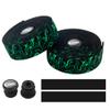 Skdayy Handlebar Tape Bicycle Handlebar Tape, 2350mm Road Bike Bar Tapes,Red/Blue/Green/Yellow/Orange/Pink bar Tape (Color : Black Green) view 1