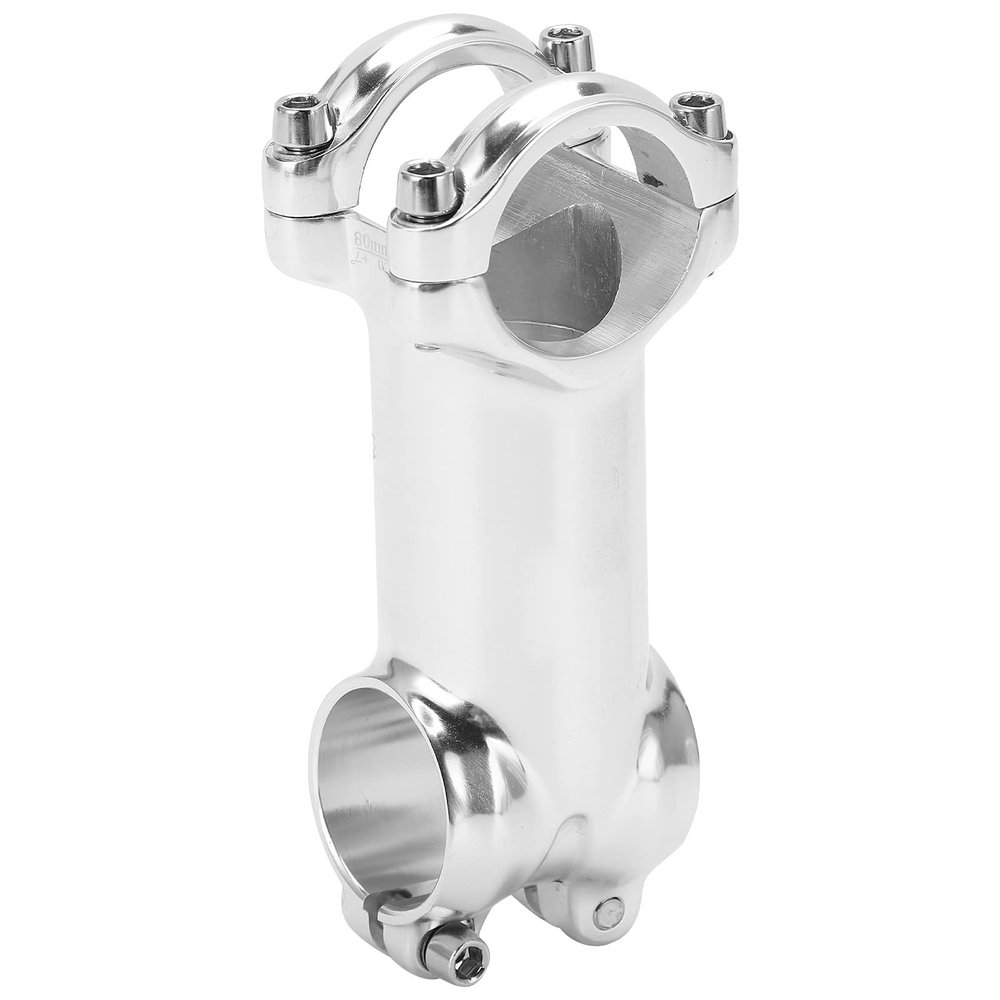 31.8x80mm Bike Handlebar Stem, Aluminum Alloy Bike Handlebar Stem for 28.6mm Front Fork Clamp Mountain Bike,BMX Bike