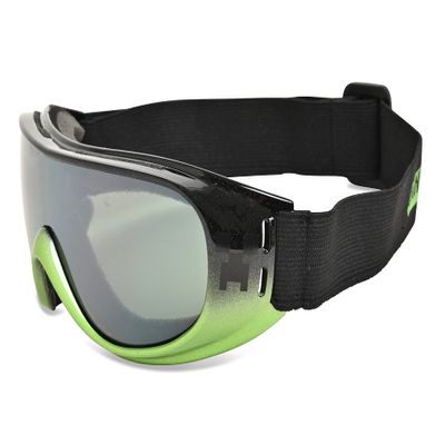 Minecraft Ski Goggles for Boys Winter Snow Sport Snowboarding Goggle for Little Kids (Green)