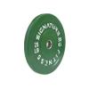 Signature Fitness 2" Olympic Bumper Plate Weight Plates with Steel Hub, 25LB Single, Colored view 2
