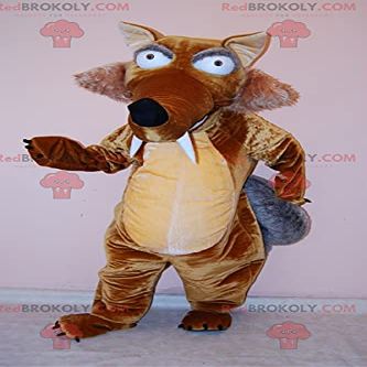 SPOTSOUND Famous Ice Age Squirrel Scrat REDBROKOLY Mascot