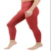 90 Degree By Reflex | Performance Activewear | Printed Yoga Leggings | Python Sangria- XL view 3