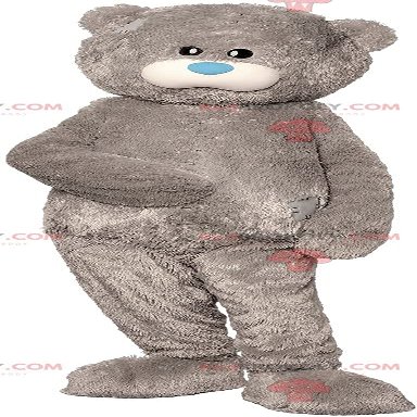SPOTSOUND Me to you famous gray teddy bear REDBROKOLY Mascot