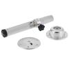 Table Pedestal Stand Base, 19.331.8in Adjustable Motorhome Marine Table Leg with Mount Base, Aluminum Telescopic Pedestal Pillar for RV Camper Boat Caravan view 3