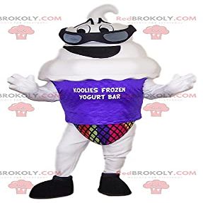 SPOTSOUND Frozen yogurt REDBROKOLY Mascot. Frozen yogurt costume.