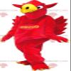 SPOTSOUND REDBROKOLY Mascot red and yellow griffin. Red and yellow bird