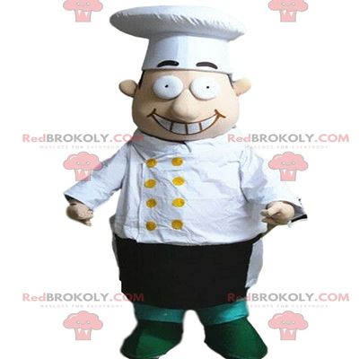 SPOTSOUND Head chef REDBROKOLY Mascot, restaurateur costume
