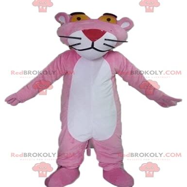 SPOTSOUND Pink panther REDBROKOLY Mascot cartoon character