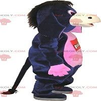 SPOTSOUND Very fun black and pink donkey REDBROKOLY Mascot