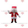 SPOTSOUND Santa Claus REDBROKOLY Mascot with a red and white outfit view 1