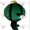 SPOTSOUND Giant green and black watermelon REDBROKOLY Mascot view 1