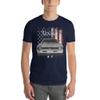 1972 Chevy Nova Classic Car Short-Sleeve Unisex T-Shirt Navy view 2