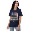 1972 Chevy Nova Classic Car Short-Sleeve Unisex T-Shirt Navy view 3