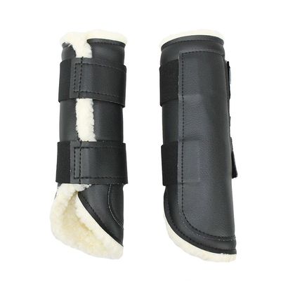 Euro Pro Askan Horse Boots for Horses, Small, Black, Pair