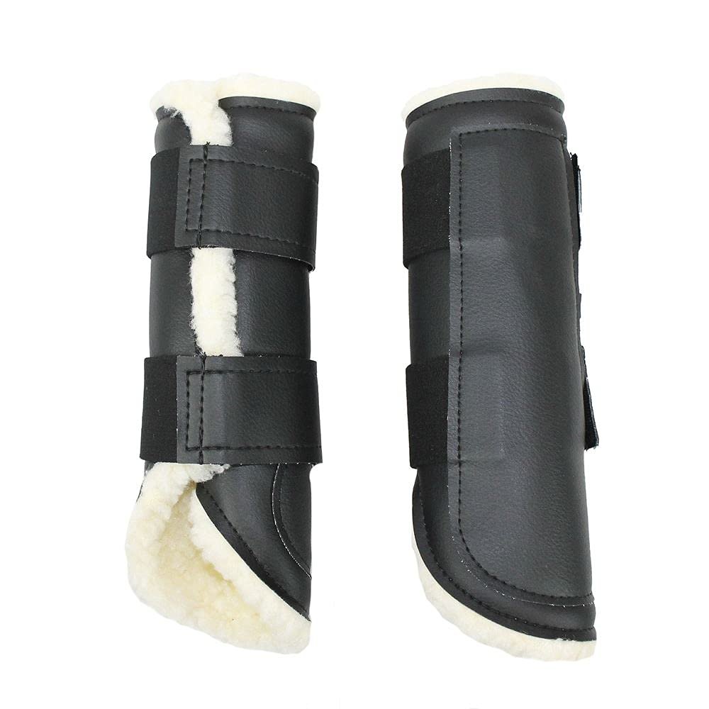 Euro Pro Askan Horse Boots for Horses, Small, Black, Pair