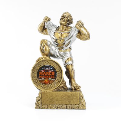 Decade Awards Monster March Madness Trophy, Large - Bracket Champ Victory Beast Award  Engraved Plate on Request (9.5 Inch Tall)