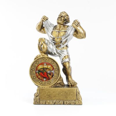 Decade Awards Large Monster Chili Cook-Off Trophy - 9.5 Inch Tall | Chili Cook Off Victory Beast Award  Engraved Plate on Request