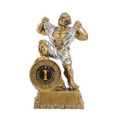 Decade Awards Large Monster 1st Place Trophy - 9.5 Inch Tall | First Place Victory Beast Award  Engraved Plate on Request