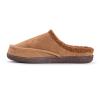 MUK LUKS Men's Faux Suede Clog, Brown, L view 3