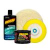DRIVEN Marine Polish and Machine Paste Compound Bundled Together with 100% Twisted Wool Machine Pad and Backing Plate view 1