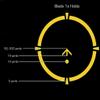 Swampfox Blade 1x25 Prism Scope, Amber BRC Reticle view 4