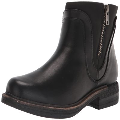 MUK LUKS LUKEES Women's Spike Chicago Boots Fashion, Black, 6