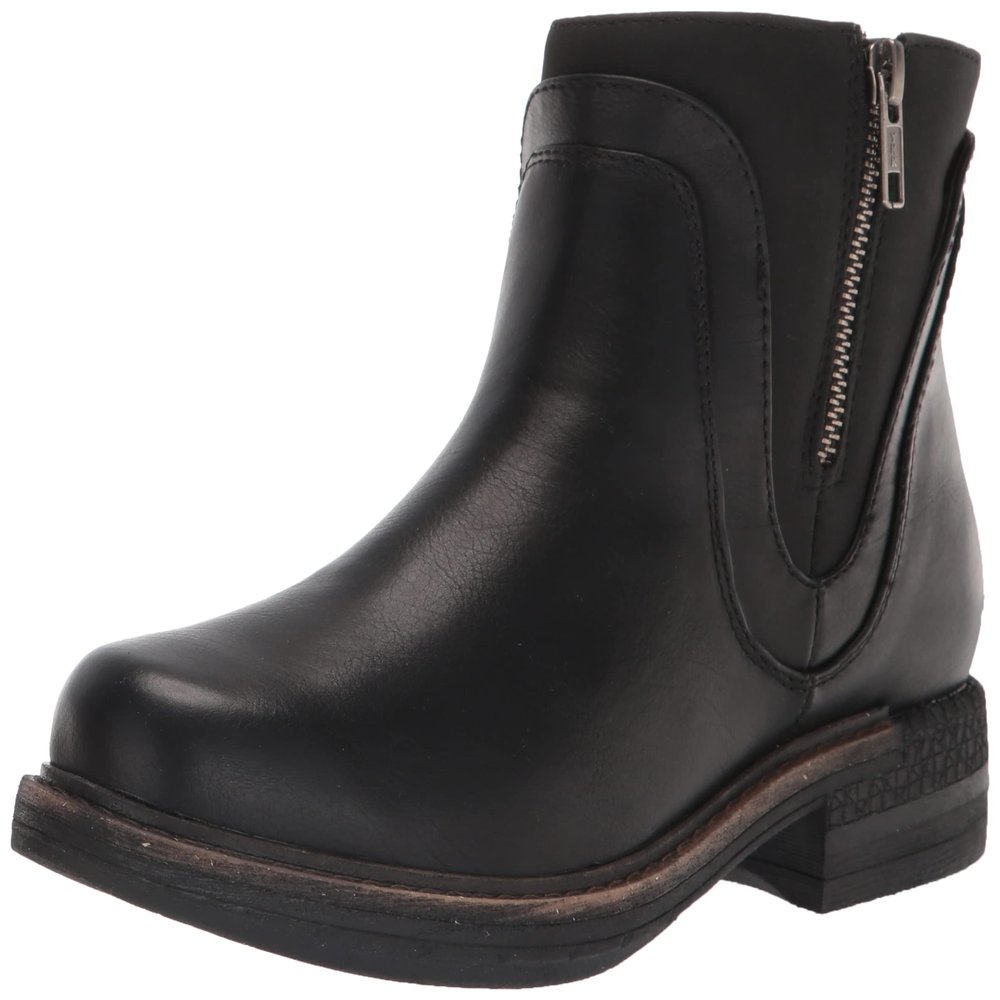 MUK LUKS LUKEES Women's Spike Chicago Boots Fashion, Black, 6